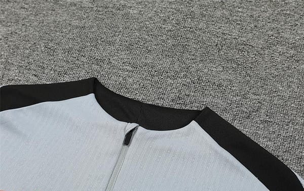 2024 South Korea Grey Half Zipper Jacket+Long Pants - Image 11
