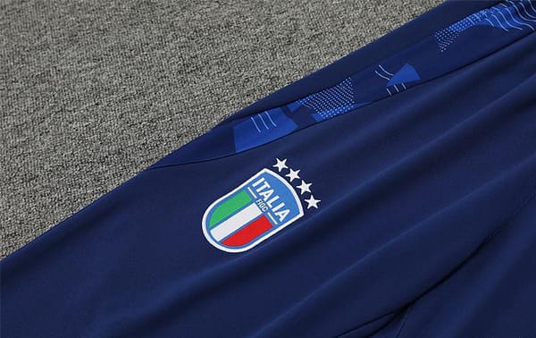 2024 Italy White Half Zipper Jacket+Long Pants - Image 6