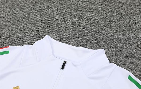 2024 Italy White Half Zipper Jacket+Long Pants - Image 13
