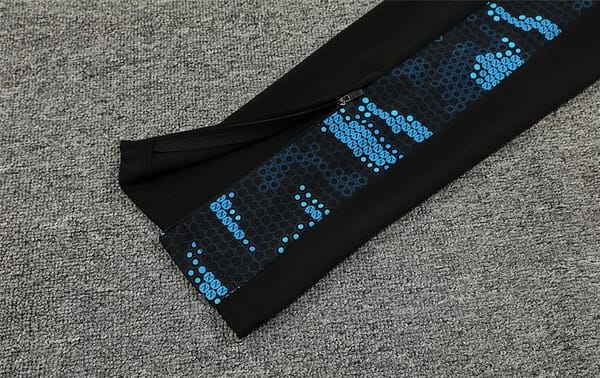 24/25 Napoli Black/Blue Half Zipper Jacket+Long Pants - Image 2