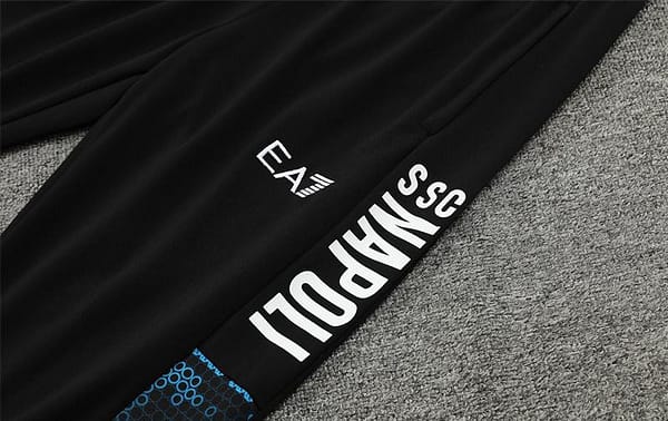 24/25 Napoli Black/Blue Half Zipper Jacket+Long Pants - Image 5