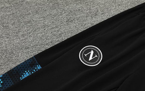 24/25 Napoli Black/Blue Half Zipper Jacket+Long Pants - Image 6