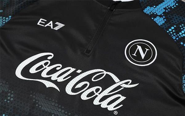 24/25 Napoli Black/Blue Half Zipper Jacket+Long Pants - Image 12