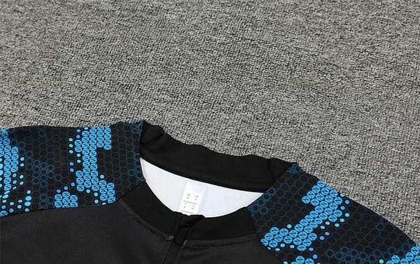 24/25 Napoli Black/Blue Half Zipper Jacket+Long Pants - Image 13