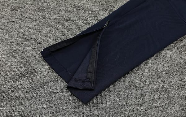 24/25 Olympique Marseille Navy Mixed Color Half Zipper Jacket+Long Pants - Image 2