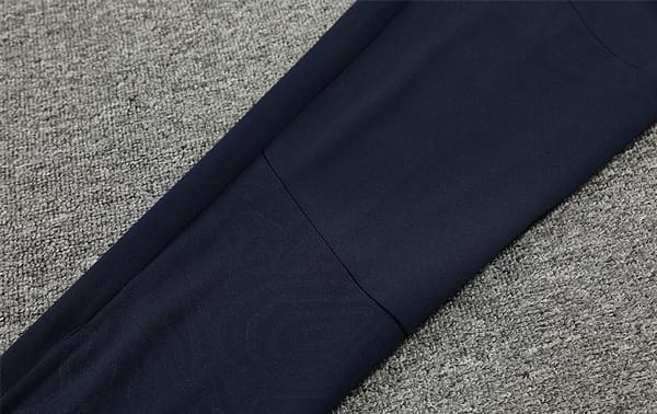 24/25 Olympique Marseille Navy Mixed Color Half Zipper Jacket+Long Pants - Image 3