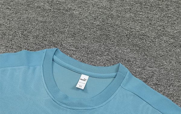 24/25 Olympique Marseille Blue Short Sleeve Jersey+Shorts - Image 10