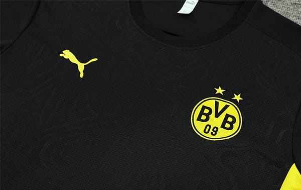 24/25 Borussia Dortmund Black Short Sleeve Jersey+Shorts - Image 6