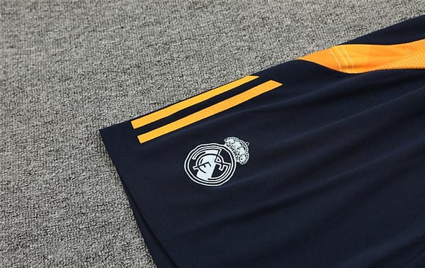 24/25 Real Madrid Navy White Short Sleeve Jersey+Shorts - Image 5
