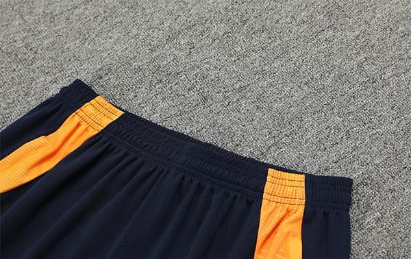 24/25 Real Madrid Navy White Short Sleeve Jersey+Shorts - Image 6