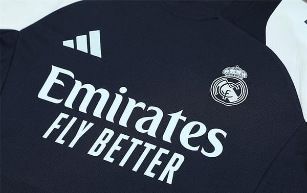 24/25 Real Madrid Navy White Short Sleeve Jersey+Shorts - Image 10