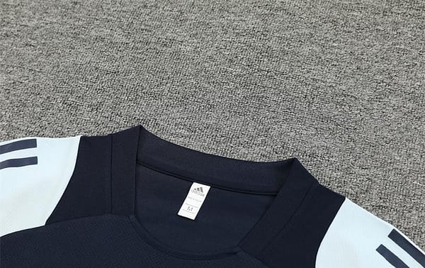 24/25 Real Madrid Navy White Short Sleeve Jersey+Shorts - Image 11