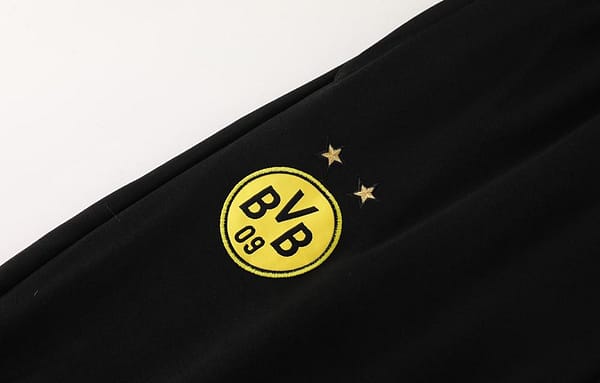 24/25 Borussia Dortmund Black Hoddie Full Zipper Jacket +Long Pants - Image 9
