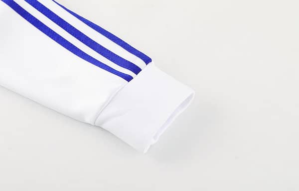 24/25 Real Madrid White Full Zipper Jacket +Long Pants - Image 8
