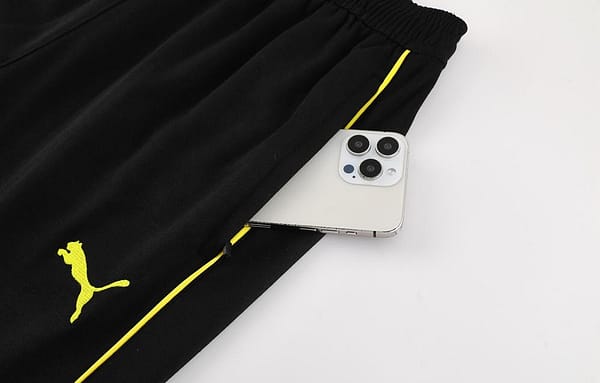 24/25 Borussia Dortmund Black Hoodie Full Zipper Jacket +Long Pants - Image 4