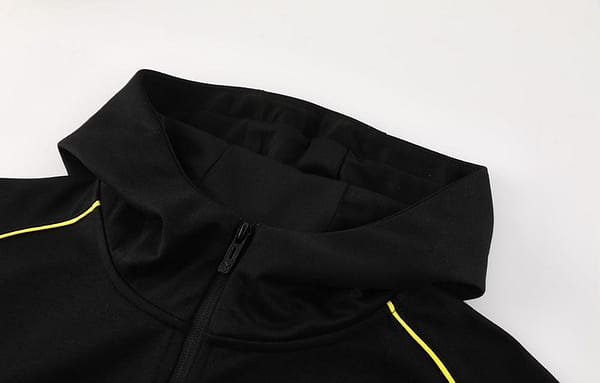 24/25 Borussia Dortmund Black Hoodie Full Zipper Jacket +Long Pants - Image 11