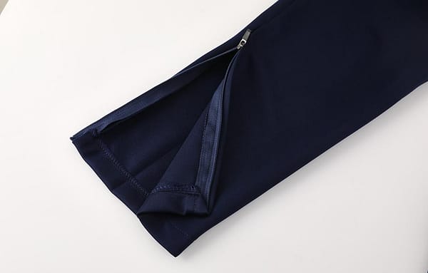 24/25 PSG Blue Grid Pattern Full Zipper Jacket +Long Pants - Image 2