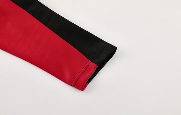 24/25 AC Milan Black/Red Full Zipper Jacket +Long Pants - Image 9