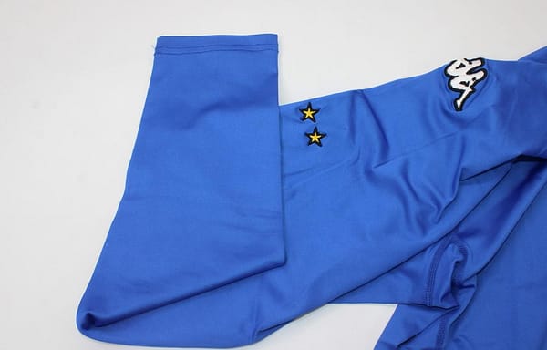 Retro 2000 Italy Home Long Sleeve Jersey - Image 4