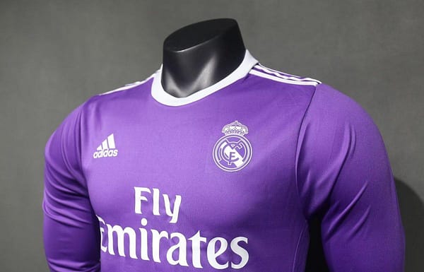 Player Version Retro 16/17 Real Madrid Away Long Sleeve Jersey - Image 5