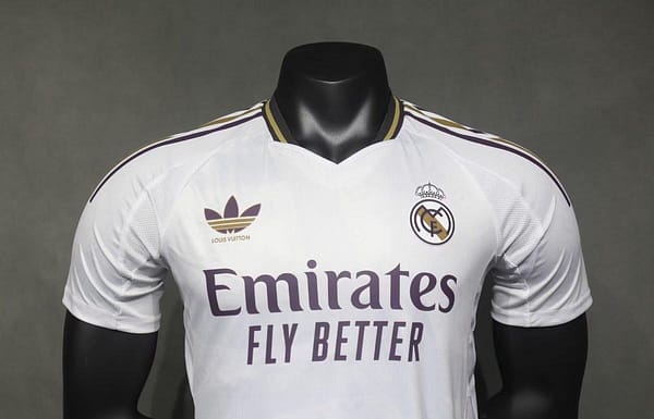 Player Version 24/25 Real Madrid x LV White Special Jersey - Image 6