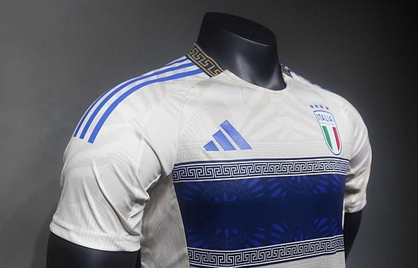 Player Version 2024 Italy x Versace White Jersey - Image 4