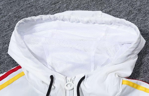 2024 Germany White/Black Windbreaker - Image 3