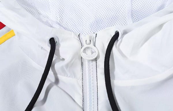 2024 Germany White/Black Windbreaker - Image 4
