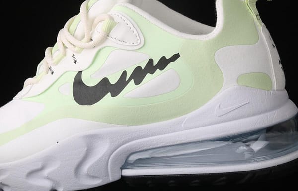 NIKE Air Max 270React Bauhaus new high-frequency mesh function half-palm air cushion cushioning running cloth shoes AO4971-206 - Image 5