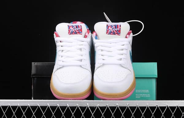 NIKE SB DUNK Low Pro raw rubber head layer leather leisure low-top skateboard shoes CN4504-108 - Image 10