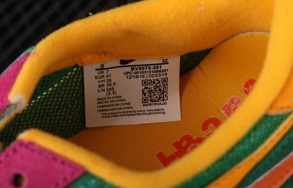 Sacai x NIKE LVD Waffle Daybreak co-signed catwalk style net gauze leather splicing double hook Swoosh running shoes BV0073-301 - Image 3