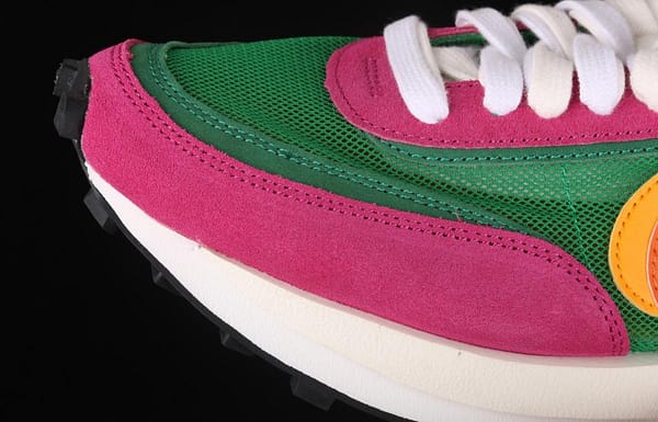 Sacai x NIKE LVD Waffle Daybreak co-signed catwalk style net gauze leather splicing double hook Swoosh running shoes BV0073-301 - Image 6