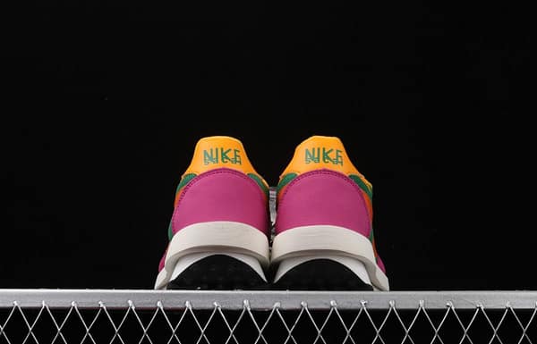 Sacai x NIKE LVD Waffle Daybreak co-signed catwalk style net gauze leather splicing double hook Swoosh running shoes BV0073-301 - Image 9