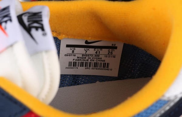 Sacai x NIKE LVD Waffle Daybreak co-signed catwalk style net gauze leather splicing double hook Swoosh running shoes BV0073-400 - Image 3