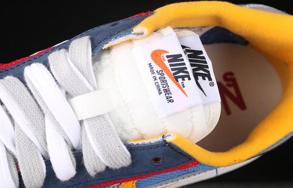 Sacai x NIKE LVD Waffle Daybreak co-signed catwalk style net gauze leather splicing double hook Swoosh running shoes BV0073-400 - Image 5