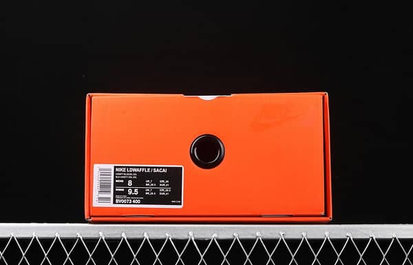 Sacai x NIKE LVD Waffle Daybreak co-signed catwalk style net gauze leather splicing double hook Swoosh running shoes BV0073-400 - Image 8