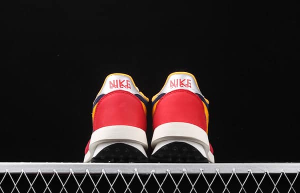 Sacai x NIKE LVD Waffle Daybreak co-signed catwalk style net gauze leather splicing double hook Swoosh running shoes BV0073-400 - Image 10