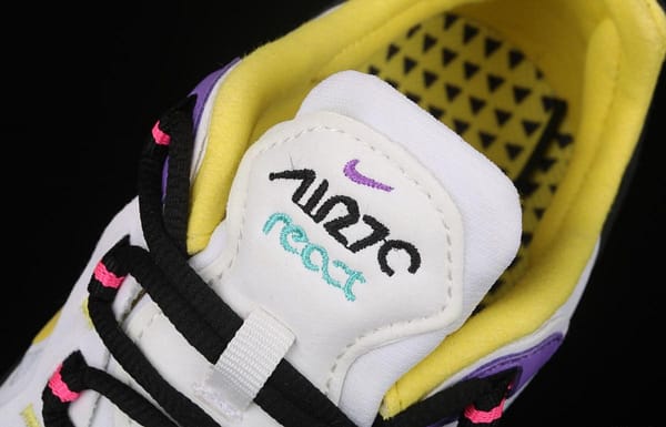 NIKE Air Max 270React new high-frequency mesh function half-palm air cushion cushioning running cloth shoes AT6174-101 - Image 6