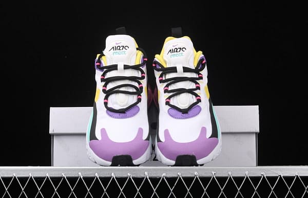 NIKE Air Max 270React new high-frequency mesh function half-palm air cushion cushioning running cloth shoes AT6174-101 - Image 10