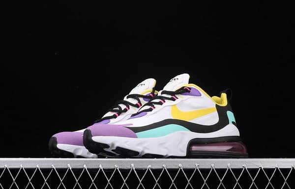 NIKE Air Max 270React new high-frequency mesh function half-palm air cushion cushioning running cloth shoes AT6174-101 - Image 12