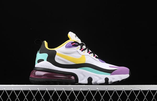 NIKE Air Max 270React new high-frequency mesh function half-palm air cushion cushioning running cloth shoes AT6174-101 - Image 14