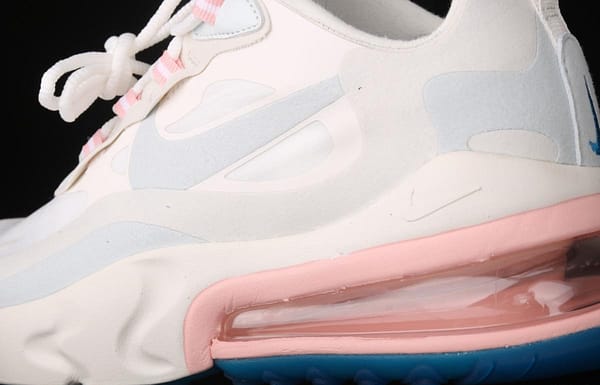 NIKE Air Max 270React new high-frequency mesh function half-palm air cushion cushioning running cloth shoes AT6174-100 - Image 5