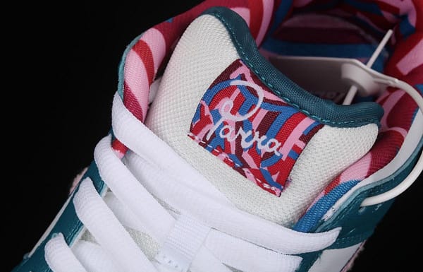 Parra x NIKE SB DUNK Low CN4504-105joint style tricolor hook embroidery rainbow geometric pattern casual low-top skateboard shoes - Image 7