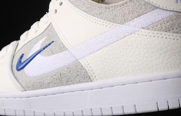 NIKE SB Zoom DUNK Low Pro QS joint name rice white double hook low-top skateboard shoes AL9613-161 - Image 5
