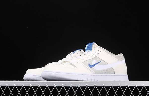 NIKE SB Zoom DUNK Low Pro QS joint name rice white double hook low-top skateboard shoes AL9613-161 - Image 12