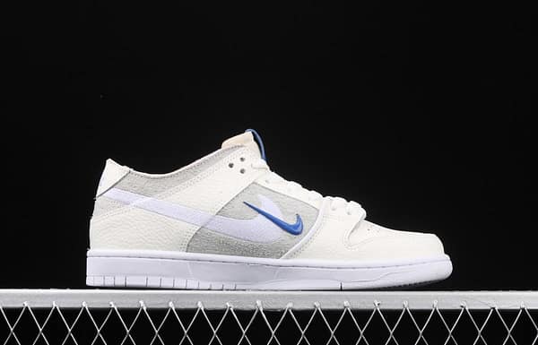 NIKE SB Zoom DUNK Low Pro QS joint name rice white double hook low-top skateboard shoes AL9613-161 - Image 14