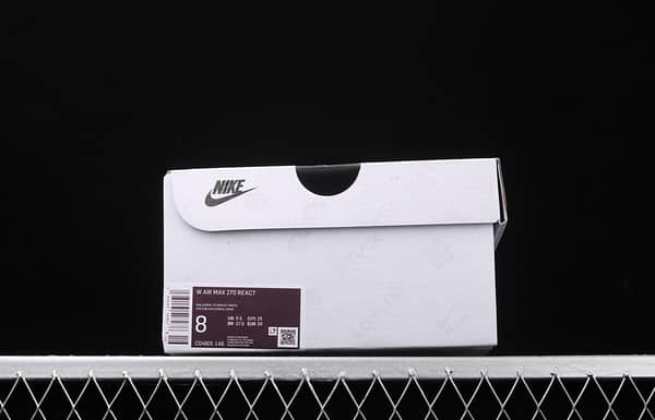 NIKE Air Max 270React new high-frequency mesh function half-palm air cushion cushioning running cloth shoes CQ4805-146 - Image 9