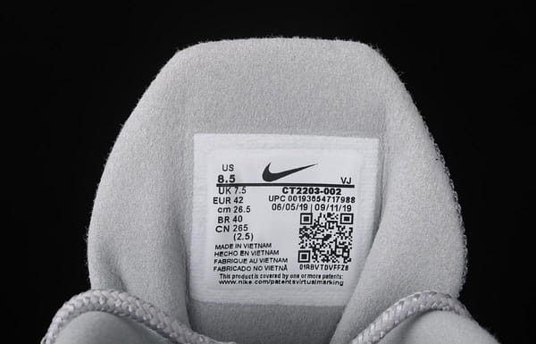 NIKE Max 270React Just Do It mixed technology half palm air cushion running shoes CT2203-002 - Image 3