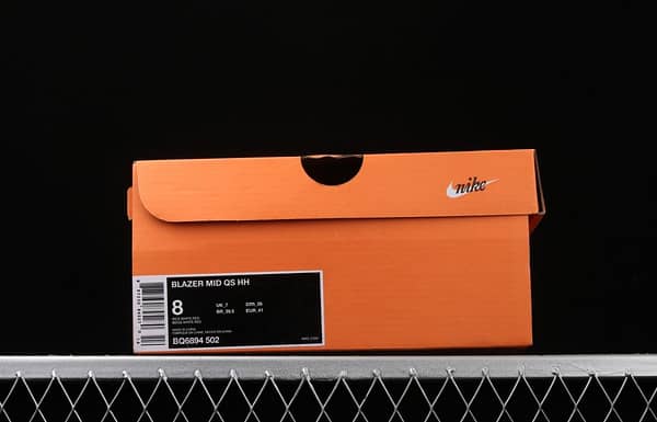 NIKE Blazer Mid QS HH Trail Blazers Leisure Board shoes BQ6894-502 - Image 9