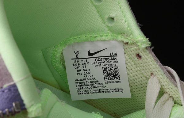 NIKE Blazer Mid Rebel trailblazer Macaron deconstructs casual board shoes CQ7786-661 - Image 3